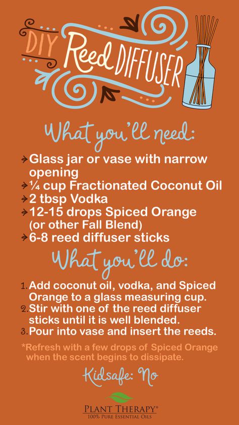 Reed Diffuser Diy, Passive Diffuser, Homemade Reed Diffuser, Diffuser Diy, Fall Diffuser Blends, Essential Oil Reed Diffuser, Reed Diffuser Sticks, Diffuser Sticks, Diffuser Recipes