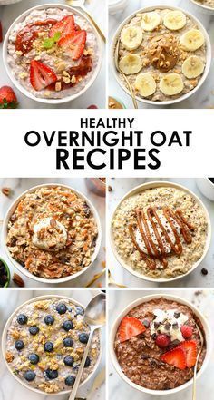 Overnight Oat Recipes, Oat Recipes, Breakfast Oatmeal Recipes, Breakfast Oatmeal, Overnight Oats Recipe Healthy, Overnight Oat, Overnight Oats Healthy, Overnight Oatmeal, Low Cholesterol