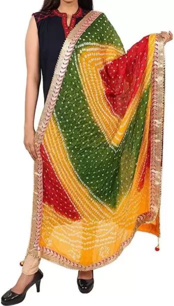 Waama Jewels Dupatta- Buy Products Online at Best Price in India - All Categories | Flipkart.com Rajasthani Dupatta, Bandhej Dupatta, Bandhani Dupatta, Heavy Dupatta, Silk Stoles, Gota Work, Stole Scarf, Ethnic Design, Lifestyle Art