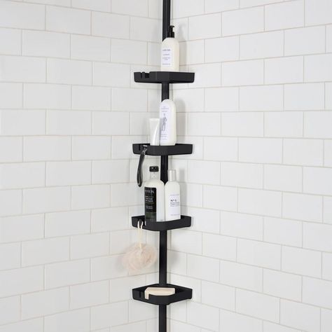 Plum Orchard, Master Baths, Corner Shower Caddy, Bathtub Caddy, Bathroom Master, Add Storage, Caddy Organizer, Shower Organization, Tension Rod