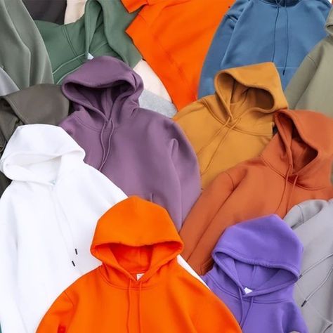 Winter hoodies we make for you at any Size Pick Your Color with small cash R300 For more information 0815199353 Mndo Couture Pty Ltd Basic Sweaters, Clothing Photography, Winter Hoodies, Cotton Hoodie, Hoodie Design, Colorful Hoodies, Wholesale Clothing, Pure Color, Long Sleeve Sweatshirts