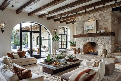 Modern Spanish Home Interior, Spanish Modern Living Room, Modern Spanish Style Homes Interior, Spanish Modern Interior, Spanish House Interior, Modern Spanish Interior Design, Spanish Style Home Interior, Spanish Living Room, Modern Spanish Home