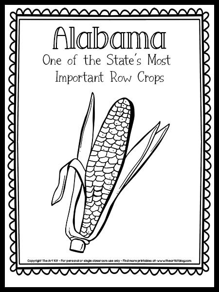 Corn Coloring Page, Social Studies Unit, Coloring Page Free Printable, The 50 States, Improve Confidence, State Symbols, Wisconsin State, Educational Activities For Kids, Fun Printables