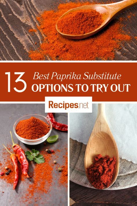 Discover the 13 Best Paprika Substitute Options You Should Be Aware Of to elevate your food recipes to new heights! Whether you're cooking up a storm or seeking easy, healthy meals, our list won't let the missing seasoning ruin your food. Say goodbye to bland dishes and hello to flavor sensations! Go to Recipes.net for the full list. Paprika Substitute, Go To Recipes, Easy Healthy Meals, Food Substitutions, Vegan Alternatives, Be Aware, The Favorite, A Storm, The Missing