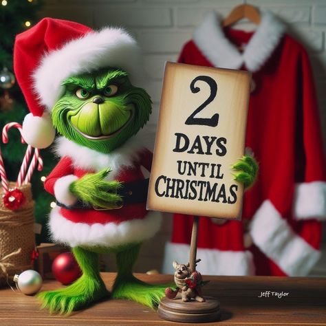 Grinch Countdown To Christmas, Grinch Days Till Christmas, Grinch Sayings, December Pics, December Blessings, Grinch Images, Grinch Stuff, Countdown Christmas, Helloween Wallpaper