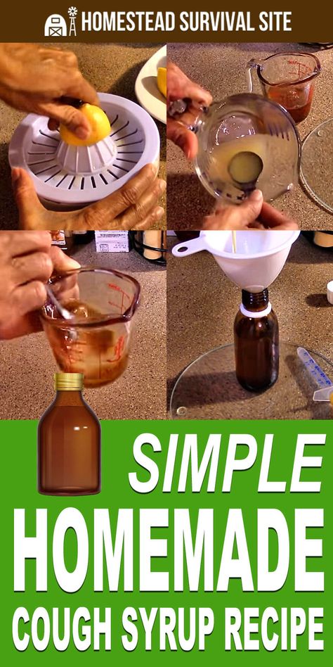 This cough syrup recipe has been around for ages, but Chef Mama Rosa does a great job of explaining how to make it. I'll summarize the steps for you. #homesteadsurvivalsite #coughsyrup #naturalremedies #homeremedies #naturalliving Cough Mixture Homemade, Diy Cough Remedy, Cough Syrup Recipe, Stomach Remedies, Homemade Cough Syrup, Dry Cough Remedies, Dry Cough, Homemade Syrup, Cold Sores Remedies