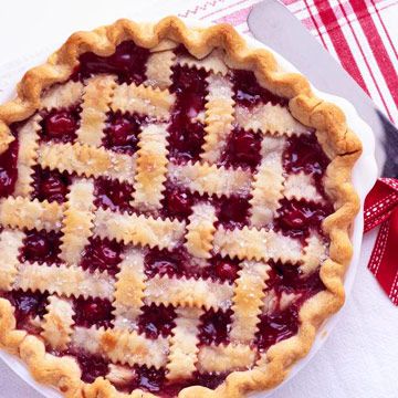 If you are from the MidWest, you know how delish Spiced Cherry Pie is.  I smell the spiced, stewed cherries combined with the buttery crust.  It's what i grew up with - it's home to me. Fall Pies Recipes, Holiday Pies Recipes, Summer Pie Recipes, Apple Cranberry Pie, Fall Pies, Cherry Pie Recipe, Summer Pie, Holiday Pies, Midwest Living