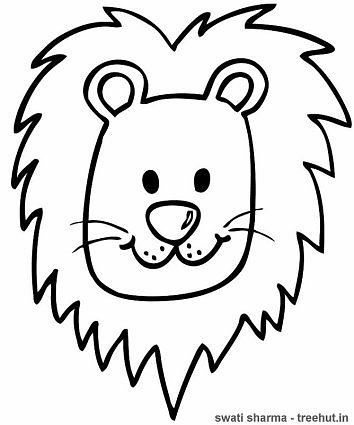 lion head | Lion coloring pages, Coloring pages, Lion face How To Draw A Lion Face, Printable Lion Face, Lion Head Template Free Printable, Lion Face Template Free Printable, Lion Template Free Printable, Lion Pictures Art, How To Draw Lion, Toddler Canvas Art, Lion Drawing Easy