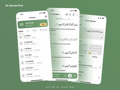 Quran App, Quran Kareem, App Ui, Ui Ux Design, Ux Design, App Design, Global Community, Creative Professional, Quran