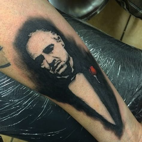 Goodfellas Tattoo, Godfather Tattoo, Gang Tattoos, Modern Art Tattoos, Tattoo New, Wolf Tattoo Sleeve, Gangsta Tattoos, Blackwork Tattoos, Movie Tattoos