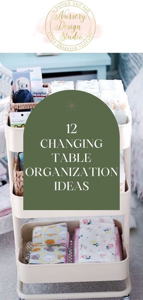 We are sharing space-saving changing table organization ideas and tools to make diaper duty simpler and more streamlined. Change Table Storage, What To Put On Changing Table, Space Saving Changing Table, Ikea Changing Table Organization, Changing Table Caddy, Bassinet Storage Ideas, How To Organize Changing Table, Changing Table Organizer, Organizing Changing Table