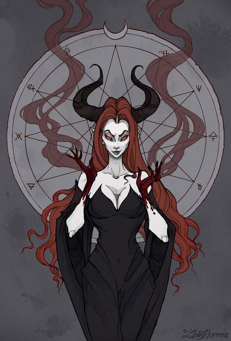 Jewish Folklore, Istoria Artei, Evil Demons, Demon Art, Goddess Art, Arte Inspo, Witch Art, Wow Art, Creepy Art