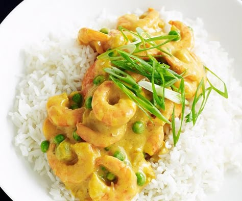 Curried Prawns, Curry Prawns, Thai Shrimp Soup, Aussie Recipes, Curried Sausages, Prawns Recipe, Prawn Dishes, Thai Shrimp, Quick Family Dinners