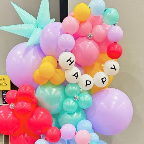 GlowPop Balloons on Instagram: "Is it not allowed to tie anything to the wall for your party?   Don’t worry, order your freestanding balloon garland and take it home when your party is over.  #balloongarland #balloondecor #taylorswiftballoons #balloonartist #balloonart #balloondecoration #balloonart #balloonstylist #glowpopballoons" Birthday Balloon Garland, Themes Ideas, March 3rd, March 3, Balloon Art, Birthday Themes, Balloon Garland, For Your Party, Not Allowed