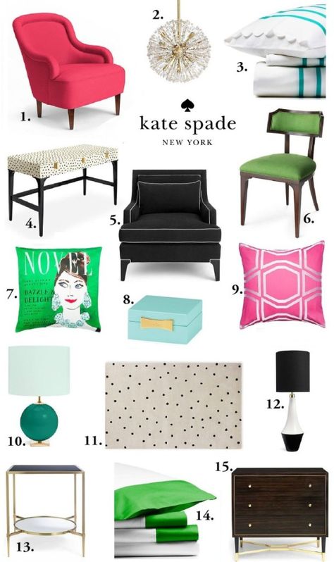 Kate Spade Bedroom, Kate Spade Home, Tropical Office, White Vibe, Kate Spade Office, Vibe Rooms, Girl Cave, Decor 2023, Family Dining Rooms