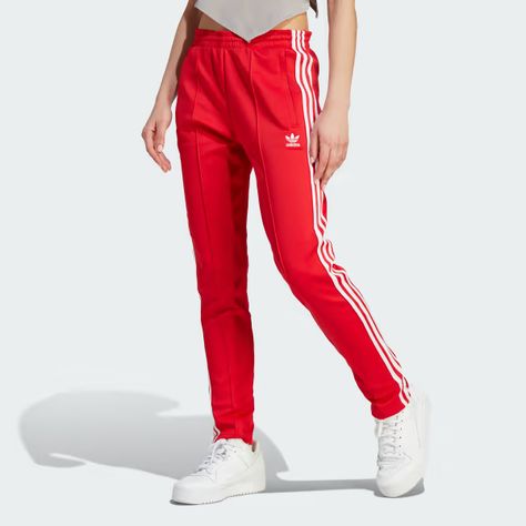 Women's Clothing Sale Up to 50% Off | adidas US Adidas Hose, Bold Shoes, Adidas Adicolor, Adidas Track Pants, Adidas Track, Original Clothes, Women Lifestyle, Red Adidas, Pink Adidas