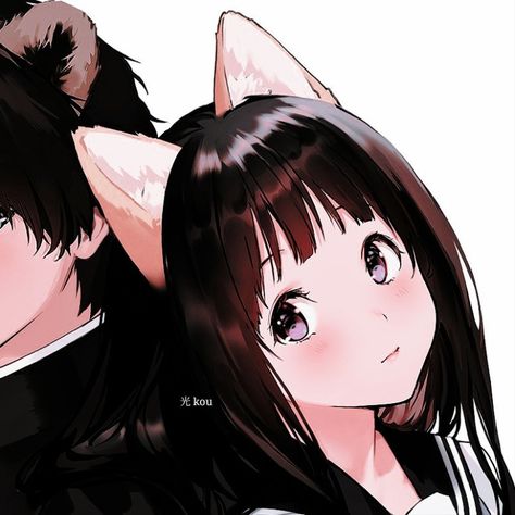 #hyouka #matchingicons Glowing Art, Best Anime Couples, Friend Anime, Love Couple Photo, Couples Icons, Art Style Inspiration, Anime Couples Drawings, Friend Photos, Anime Background