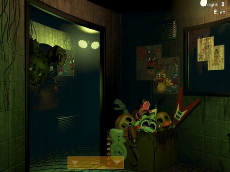 Fnaf 3: Springtrap peeking Fnaf Laptop Wallpaper, Fnaf Wallpaper Laptop, Springtrap Aesthetic, Fnaf Wallpapers Pc, Fnaf Aesthetic, Freddy 3, Oc Maker, How Its Going, Fnaf Wallpapers