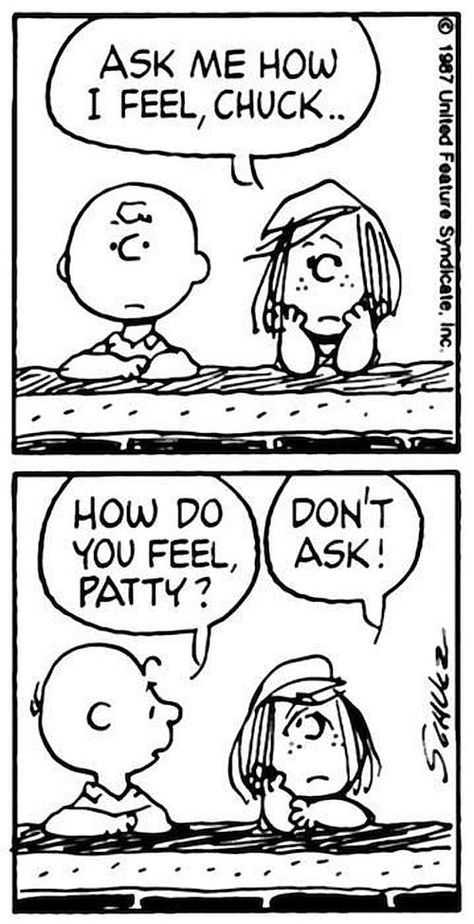 Peppermint Patty Peanuts, Peanuts Snoopy Comics, Calvin And Hobbes Quotes, Charlie Brown Quotes, Charlie Brown Characters, Woodstock Snoopy, Snoopy Comics, Peppermint Patty, Peanuts Comic Strip