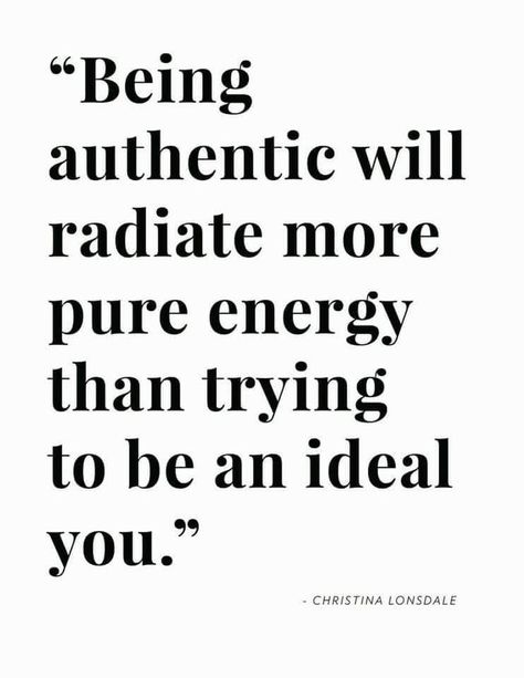 Вeing authentic will radiate more pure energy than trying to be an ideal you. Nervus Vagus, Now Quotes, Heal Yourself, Inside Job, Authentic Self, Healing Journey, Note To Self, Pretty Words, Great Quotes