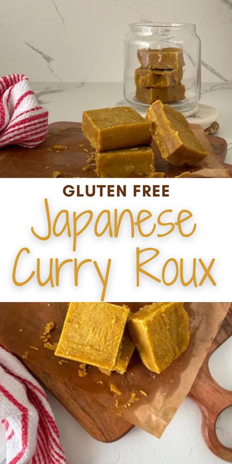 Flavorful, versatile, and incredibly easy to make- this gluten free Japanese curry roux recipe is one you need to try your hands at! Gluten Free Roux Recipe, Gluten Free Japanese Curry, Curry Roux Recipe, Gluten Free Roux, Roux Recipe, Japanese Curry, Gluten Free Dinner, Fine Food, Curry Recipes