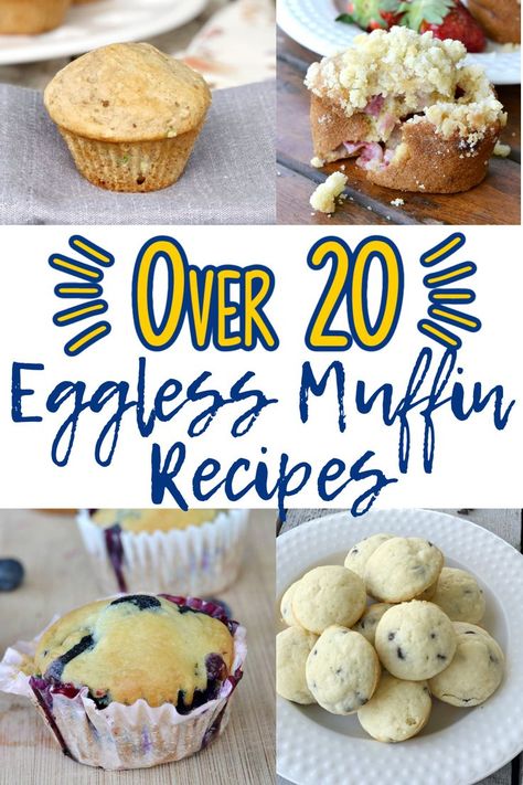 Oat Allergy, Foods With Healthy Fats, Eggless Muffin Recipes, Gingerbread Muffins Healthy, Eggless Banana Muffins, No Egg Recipes, Best Banana Muffin Recipe, Eggless Muffins, Muffin Mix Recipe