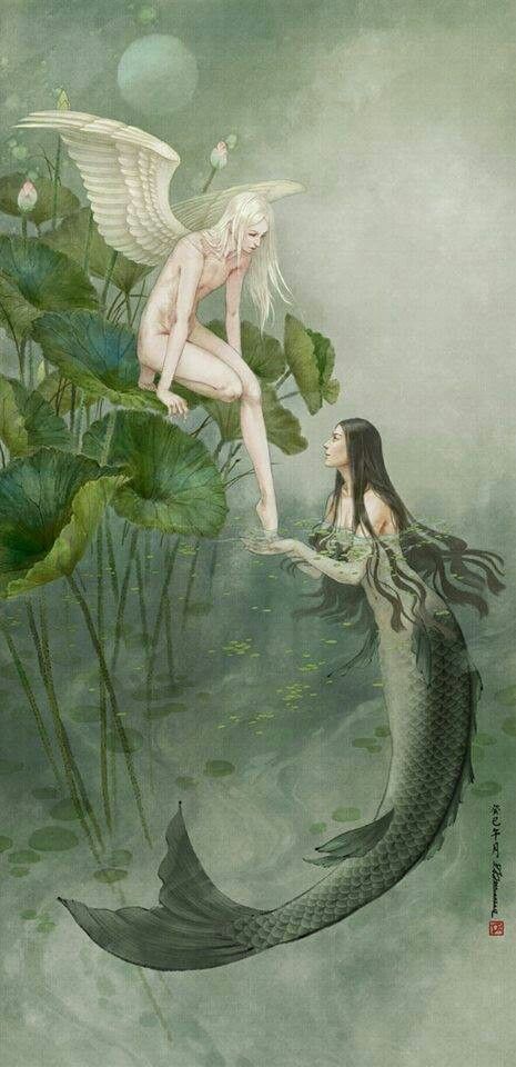 mermaids Mermaids And Mermen, Fairytale Art, Arte Fantasy, Mermaid Art, 판타지 아트, Ethereal Art, Fairy Art, A Mermaid, Sirens