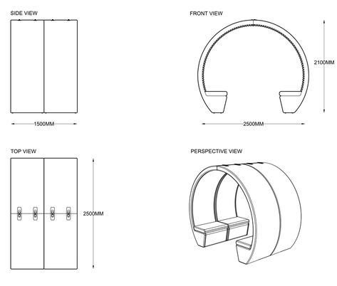 Meeting Pods, Bamboo Roof, Landscape Design Drawings, Furniture Design Sketches, Public Space Design, Pergola Ideas, Furniture Details Design, Interior Design Sketches, Showroom Interior Design