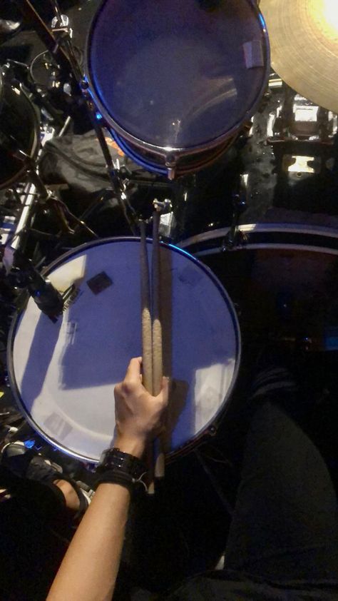 Percussion Instruments Aesthetic, Aesthetic Drum Set, Girl Playing Drums Aesthetic, Playing Drums Aesthetic, Drummer Boy Aesthetic, Drummer Boyfriend Aesthetic, Drum Aesthetics, Drumming Aesthetic, Drum Set Aesthetic