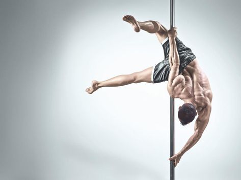 Are you man enough to pole-dance? | 1843 Pole Arm Pose Reference, Male Pole Dancing Drawing Reference, Men Pole Dance, 7th Circle Tate James, Male Pole Dancer, Calisthenics Art, Guy Pole Dance, Booktok Journal, Dancing Pole