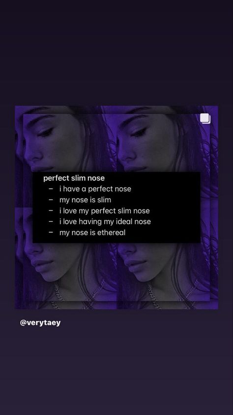 Nose Manifestation, Small Nose Affirmations, Nose Affirmations, Visualization Board, Vision Board Success, Beauty Affirmations, Feminine Spirituality, Pretty Nose, Perfect Nose