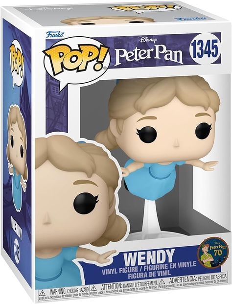 You can fly! Celebrate the 70th Anniversary of Disney’s Peter Pan with Pop! Wendy (Flying)! Pop!
Wendy is ready to leave the nursery and soar to Neverland, and she wants to bring you with her!
Give Pop! Wendy a place to land in your Disney collection before heading off to Neverland!
Vinyl figure is approximately 4.7-inches tall. Pop Figures Disney, Wendy Peter Pan, Peter Pans, Best Funko Pop, Игрушки Funko Pop, Peter Pan Disney, Funko Pop Dolls, Classic Disney Characters, Funko Figures