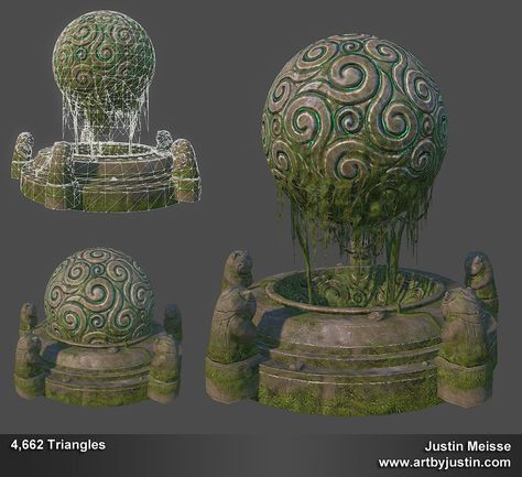 Ancient Relic Concept Art, Statues Minecraft, Game Modeling, Illustration Fantasy, Bd Art, Chinese Market, Environment Props, 3d Environment, Game Props