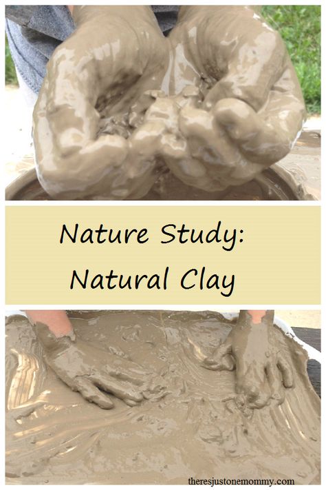 Clay Activity, Earth Activities, Nature Exploration, Study Activities, Homemade Clay, Exploring Nature, Kids Pottery, Spring Fun, Play Clay