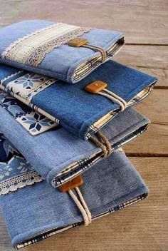 Återvinna Jeans, Diy Old Jeans, Tas Denim, Jean Diy, Recyceltes Denim, Denim Crafts Diy, Diy Jeans, Blue Jeans Crafts, Cribbage Board