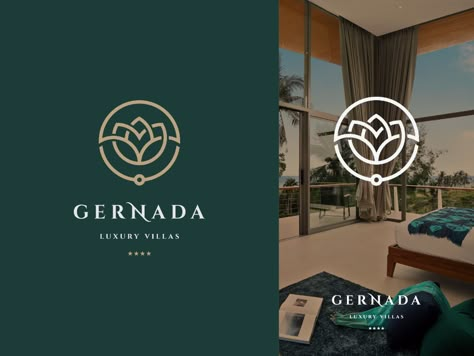 Creative Market Design, Lotus Logo, Spa Logo, Inspiration Logo Design, Logo Unique, Hotel Logo, Luxury Logo Design, Restaurant Logo, Unique Logo Design