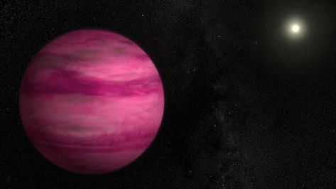 This Gas Giant Is Pretty in Pink | NASA Gj 504b, Nasa Goddard, Pink Planet, Nasa Images, Gas Giant, Alien Planet, Space Pictures, Alien Worlds, Our Universe