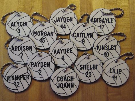 Diy Volleyball Gifts, Team Gifts Volleyball, Volleyball Snacks, Volleyball Bag Tags, Volleyball Party, Volleyball Coach Gifts, Volleyball Team Gifts, Volleyball Bag, Volleyball Stuff