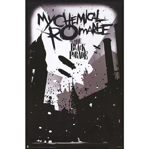 MY CHEMICAL ROMANCE POSTER ($7.99) ❤ liked on Polyvore featuring home, home decor, wall art, movie posters and movie wall art My Chemical Romance Poster, Romance Poster, My Chemical Romance Wallpaper, Arte Heavy Metal, The Black Parade, Vintage Band T Shirts, Movie Wall Art, Band Poster, I Love Mcr