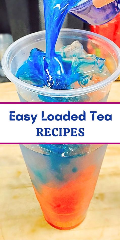 Anyone can make a loaded tea at home without Herbalife products. Here are the best loaded tea recipes for a quick and healthy energy boost! Simple Loaded Tea Recipes, Loaded Tea Recipes Diy Walmart, Loaded Tea At Home, Flavored Tea Recipes, Loaded Tea Recipes, Herbalife Flavors, Tazo Passion Tea, Energy Drink Recipe, Bomb Drinks