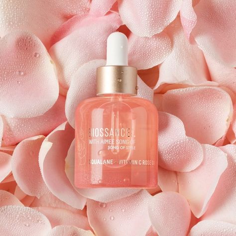 Rose Serum, Rose Skincare, Shooting Studio, Peace Rose, Skincare Branding, Aimee Song, Skin Care Routine 30s, Cosmetics Photography, Beauty Products Photography