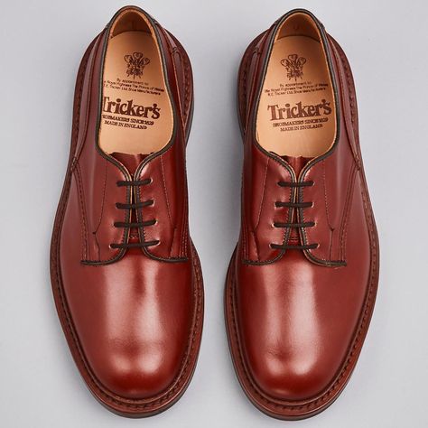 Tricker's Shoes founded 1829 on Instagram: “Tricker’s are for life. Not just for Christmas. . . . #trickers #shoes #shoemaker #goodyearwelted #brogues #mensshoes #shoeporn #shoegame…” Classic Lace-up Brogue Shoes With Moc Toe, Brown Moc Toe Lace-up Shoes With Brogue Detailing, Red Brogue Lace-up Leather Shoes, Luxury Men's Lace-up Brogue Shoes, Trickers Shoes, Luxury Oxford Lace-up Gentleman Shoes, Men's Footwear, Goodyear Welt, Shoe Game