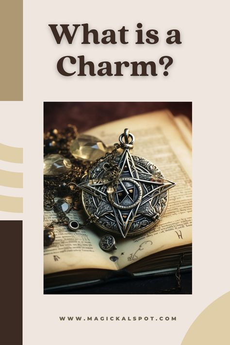 Delve into the enchanting world of magical talismans with our insightful article, 'What is a Charm?' Learn about the history, creation, and use of charms in various cultures and witchcraft traditions. Perfect for beginners and seasoned practitioners, this piece explores how charms are used for protection, luck, and manifesting intentions. Discover how to craft your own charm and the significance behind different symbols and materials. Magic Charms Witchcraft, Amulet Style Charm Necklaces, How To Make A Protection Amulet, Talisman Symbols Protection, Witchcraft Resources, Manifesting Intentions, Amulets And Talismans Charms, Magical Charms, Talisman Symbols