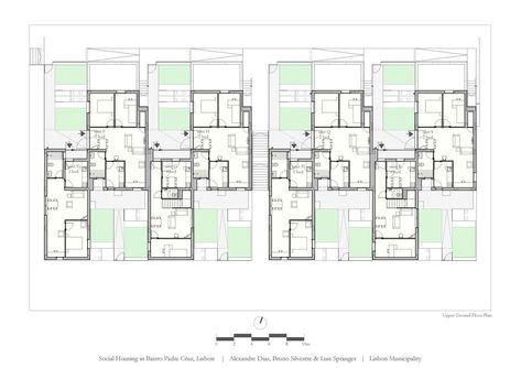 Gallery of Social Housing: 45 Examples in Plan and Section - 21 Apartment Unit Floor Plan, Duplex Ideas, Social Housing Architecture, Low Income Apartments, Gimme Shelter, Collective Housing, Modular Housing, Urban Housing, Residential Building Design