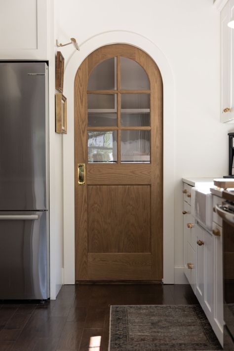 Arched Pocket Door - Hamilton Park Home
arched pocket door, pocket door, arched door, diy arched pocket door, diy door, diy arched door, arched doorway, wooden pocket door, wooden arched door, white oak door, door with windows, interior door with windows, interior windows, how to arch a pocket door, how to arch a doorway, diy ached doorway, pantry door, arched pantry door, kitchen, white kitchen, pantry, laundry room, mudroom, laundry room door, arched windows, simpson door company, custom door Pantry Door French, Pocket Door With Mirror, Shaker Pantry Door, Pocket Door To Pantry, Sliding Pantry Door, Arched Doors Interior, Arched French Doors Interior, Pocket Door, Sliding Pantry Doors