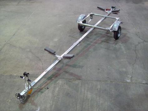 Best-Selling Ultra-Light Aluminum Small Boat Trailer Canoe Trailer, Kayak Cart, Canoe Accessories, Trailer Dolly, Canoe Building, Kayak Trailer, Canoe Fishing, Canoe Boat, Aluminum Trailer