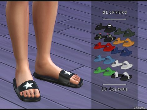 OranosTR's Slippers [Male] Sims 4 Slippers, Hermes Slippers, Tropical Print Shirt, Cc Shoes, Sims 4 Cc Shoes, Boys Slippers, Sims 4 Teen, Sims4 Clothes, Sims 4 Update