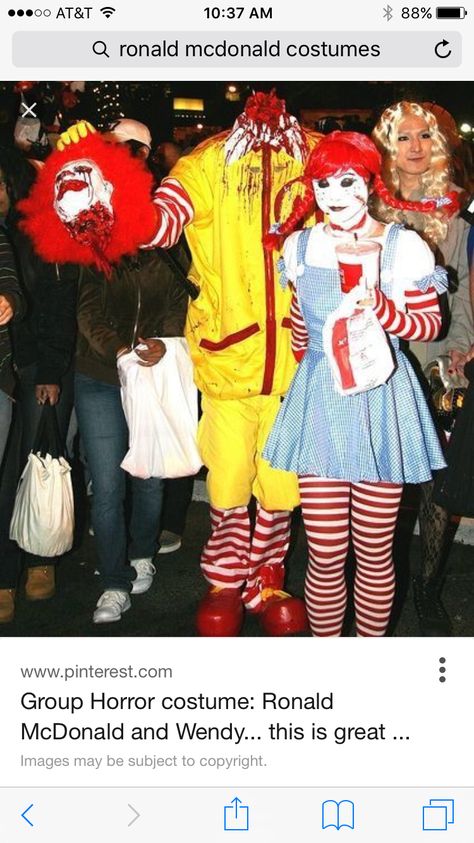 Mcdonalds Halloween, 2015 Halloween Costumes, Halloween Costumes 2014, Annual Halloween Party, Box Costumes, Fantasy Fest, Horror Costume, Fast Foods, Halloween 2016