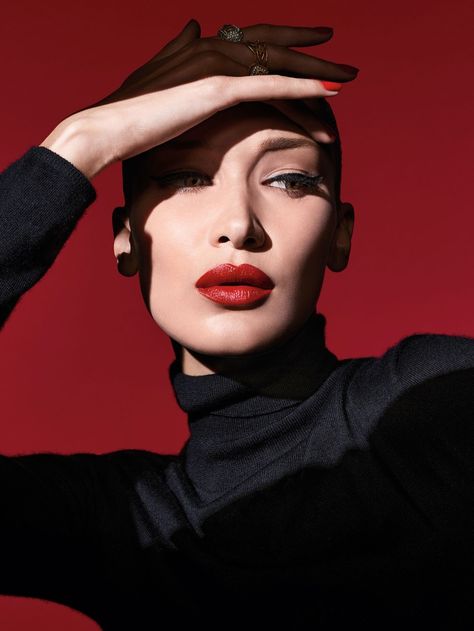 Bella Hadid Dior Halloween Makeup 2019 Campaign | Fashion Gone Rogue Bella Hadid Makeup, Beauty Photoshoot, Dior Makeup, Beauty Shoot, Beauty Shots, Beauty Portrait, Makeup Photography, Red Lipstick, Beauty Editorial