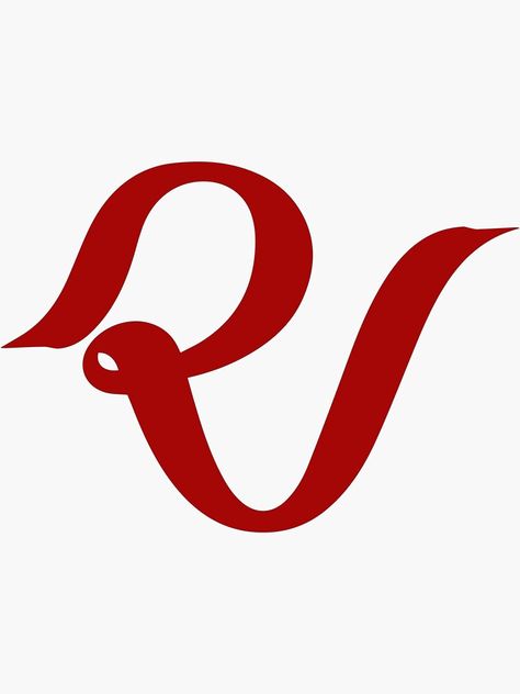 "Red Velvet Official Logo 2018 Lightstick Red" Sticker by CRYuan | Redbubble Red Velvet Tattoo Ideas, Red Lights Drawing Skz, Red Velvet Logo Kpop, Red Velvet Logo, Red Velvet Kpop Stickers, Skz Lightstick Sticker, Red Velvet Design, Red Velvet Kpop, Dr Logo